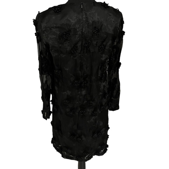 Cacharel Paris Black Dress Size 6 - Picture 6 of 10